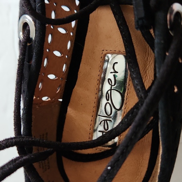 Halogen Nella Ghillie Ballet Flats in Black Size 7.5M NEW 3080 - Picture 6 of 8